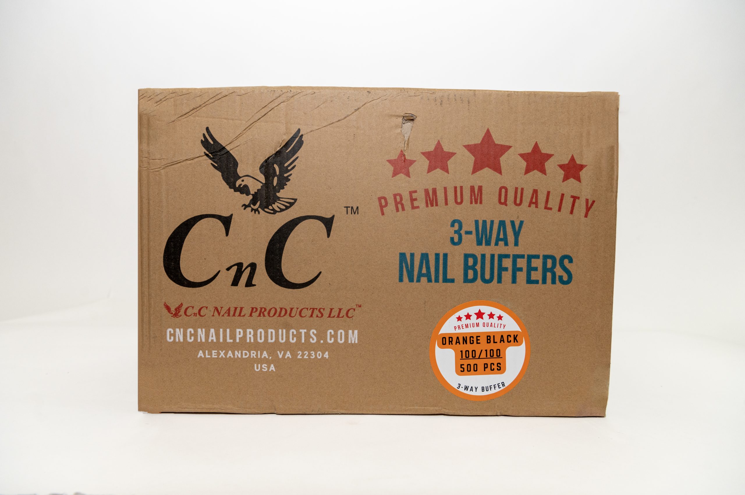 buffer 3 way orang black 100, 100 500pcs