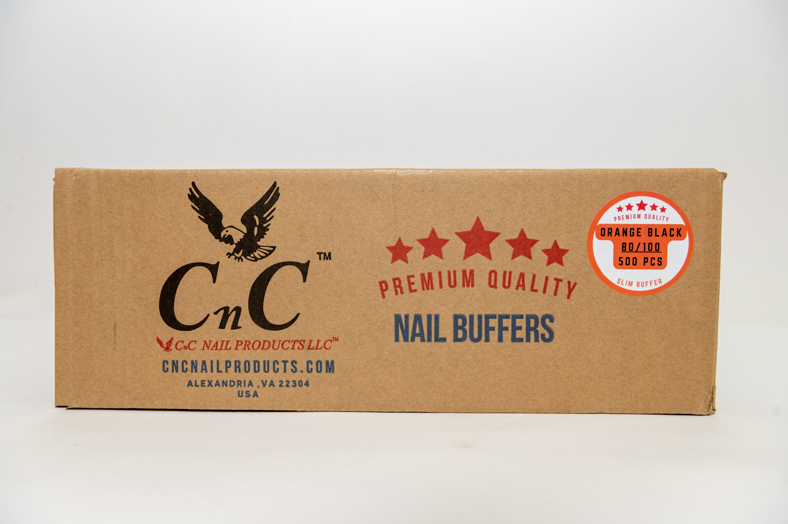 slim buffer orange black 80,100 500pcs