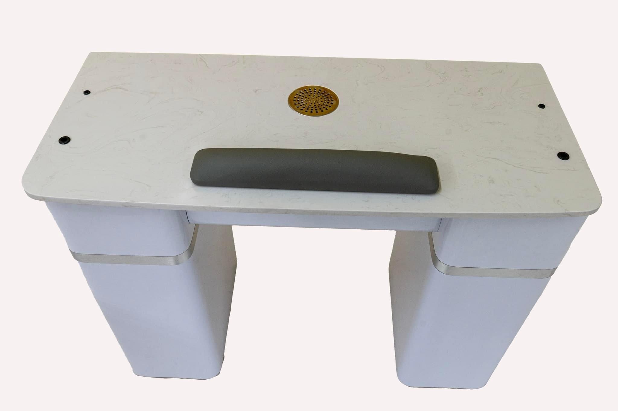 Manicure Nail Tech Table with Vacuum US Maxim Nail Supply